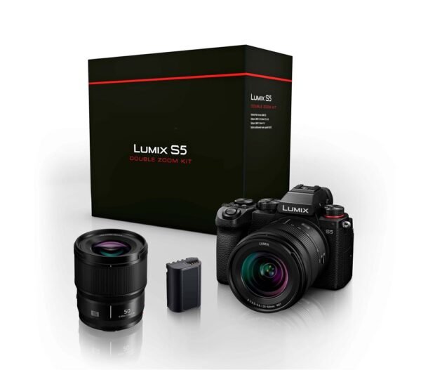 Panasonic Lumix S5 + S 20-60mm f/3.5-5.6 + S 50mm f/1.8 Paquete sin espejo + 2ª batería - Imagen de 2